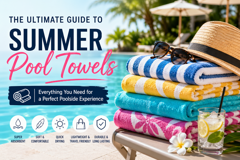 The Ultimate Guide to Summer Pool Towels: Everything You Need for a Perfect Poolside Experience